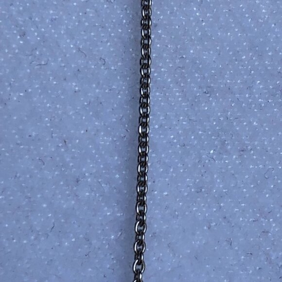 N Hallmark Silver CZ Teardrop Cluster Infinity Necklace - Picture 4 of 16